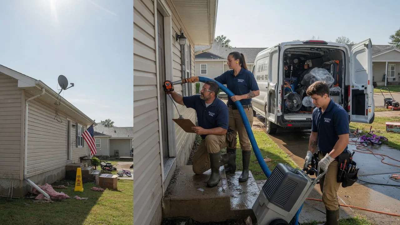 Ceiling Water Damage Restoration in Almond, NC near me